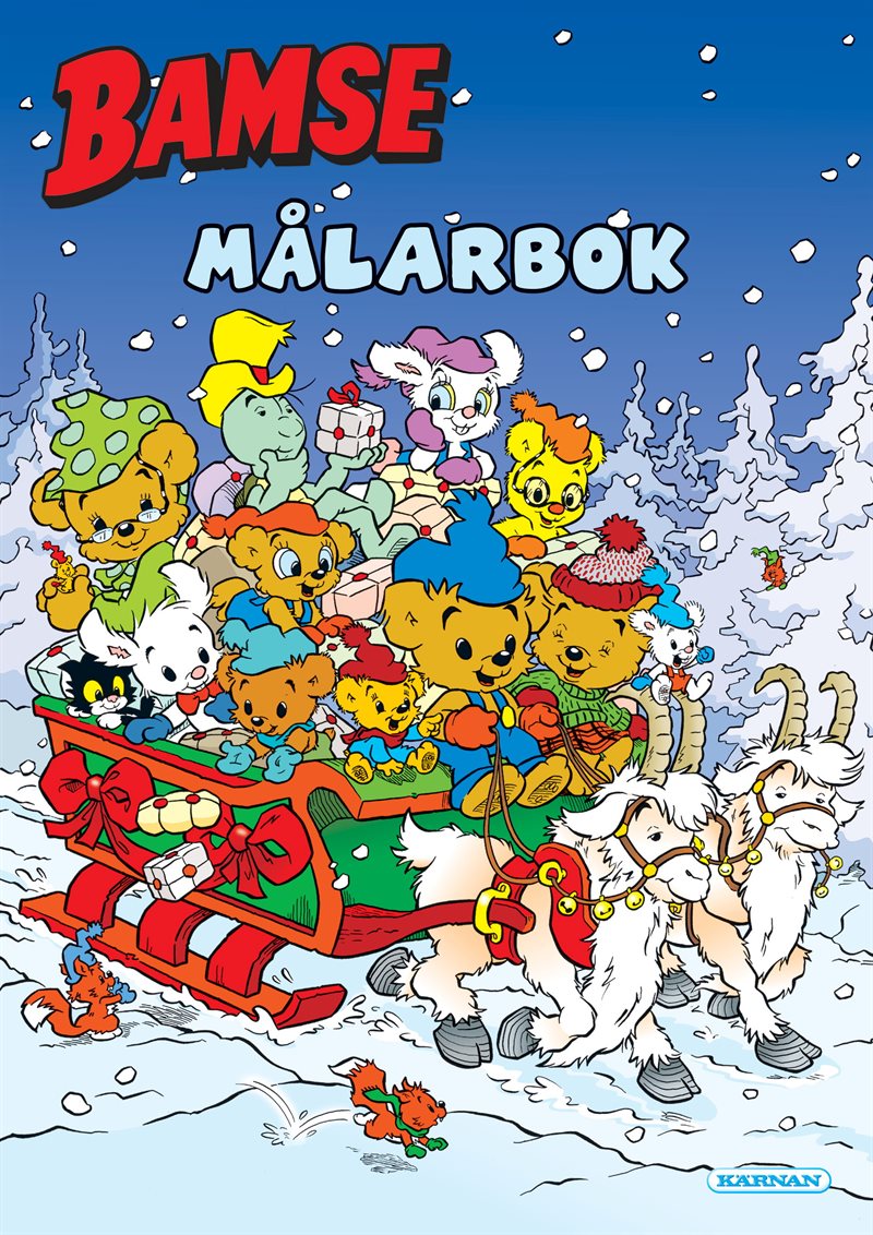 Bamse målarbok