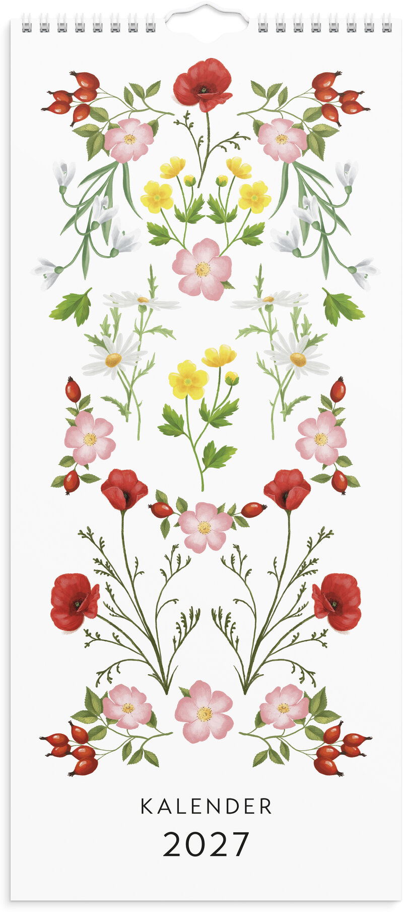 Väggkalender 2027 Lilla Blomsterkalendern