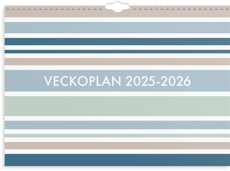 Väggkalender 25/26 Veckoplan
