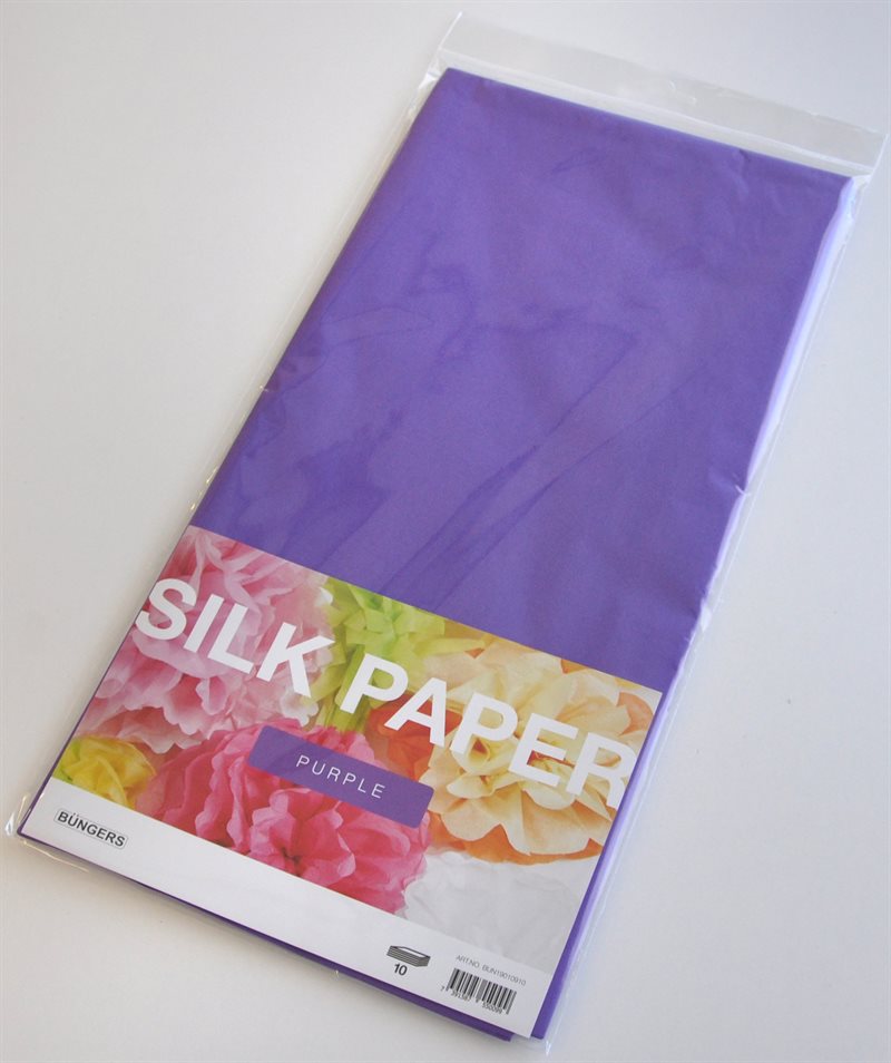Silkespapper Lila 50x70cm 10-pack