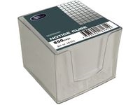 Blockkub inkl. hållare vitt papper