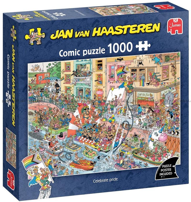 Pussel JvH - Celebrate Pride! 1000 Bitar