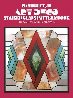 Art deco stained glass pattern book