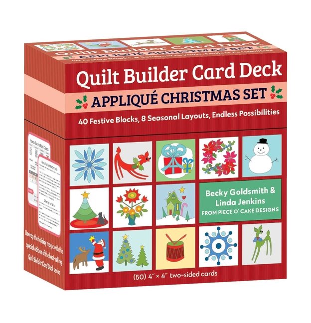Quilt Builder Card Deck Applique Christmas Set