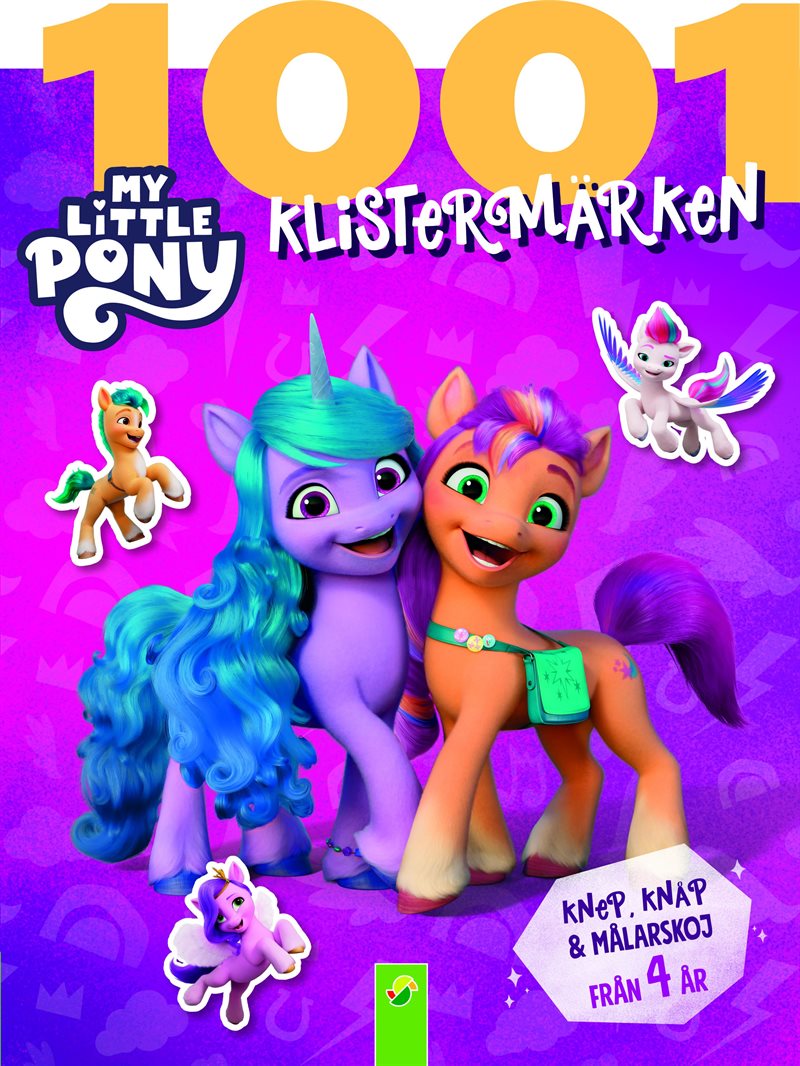 My little Pony 1001 klistermärken, pyssel- och målarbok