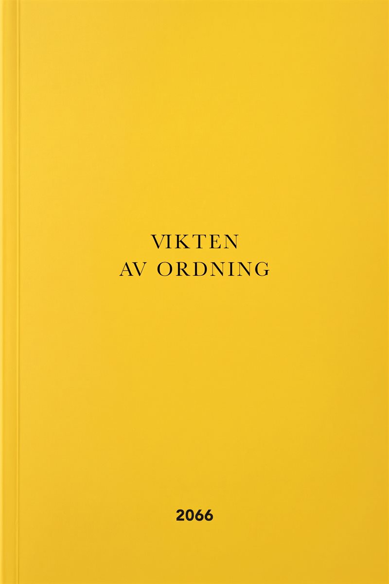 Vikten av ordning