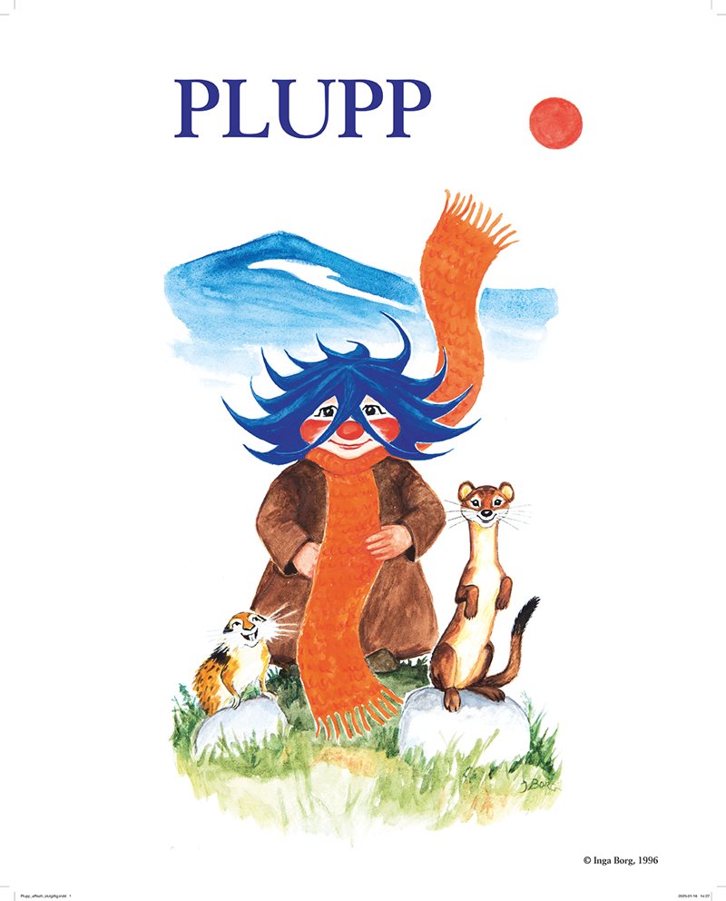 Plupp affisch 40 x 50 cm