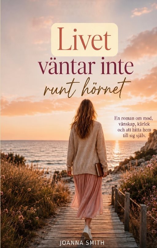 Livet väntar inte runt hörnet : En roman om mod, vänskap, kärlek och att hi