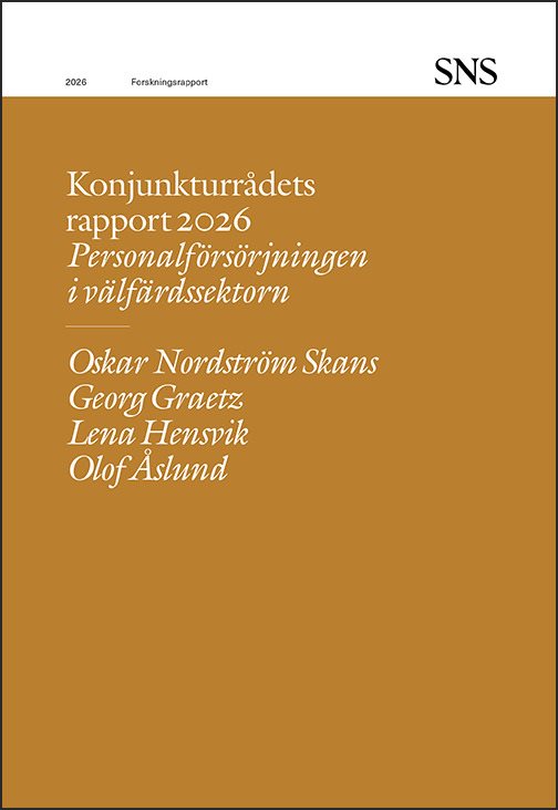 Konjunkturrådets rapport 2026 : Personalförsörjningen i välfärdssektorn