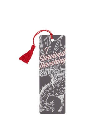 Fourth Wing: I Survived Threshing Bookmark