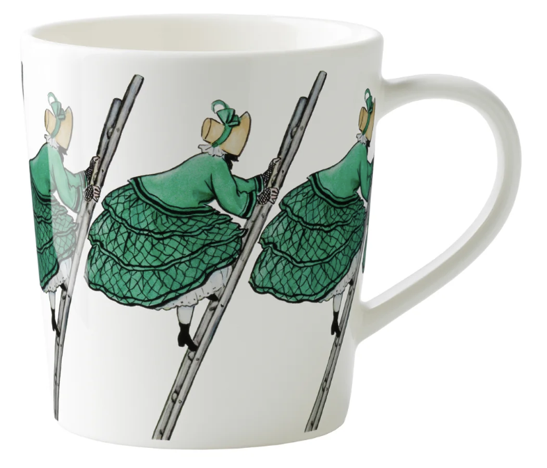 Elsa Beskow mugg Tant Grön 40cl