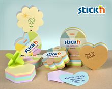 Notiskub 64*67 150 Blad Blomma sorterat pastell