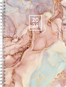 A5 Pastel Marble 12 mån FSC