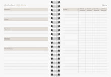 A6 Pastel Marble 12 mån FSC