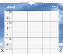 Väggkalender - Översiktsalmanacka FSC