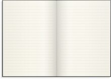 Anteckningsbok Linnetextil A5 Linjerad mörkgrå