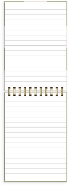 Anteckningsbok - Notebook - lined A6 Checkered