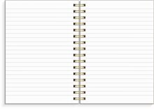 Anteckningsbok - Notebook - A5 Diamond Pattern