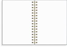 Anteckningsbok - Notebook - blank A5 Tiles