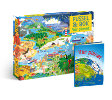 Pussel & bok: Vår planet