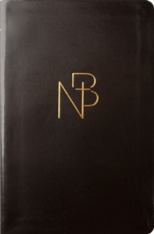 nuBibeln slimline - Bonded leather svart