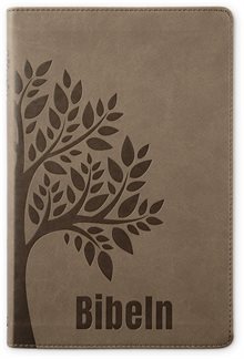 Bibel 2026 Slimline - Konstskinn brun
